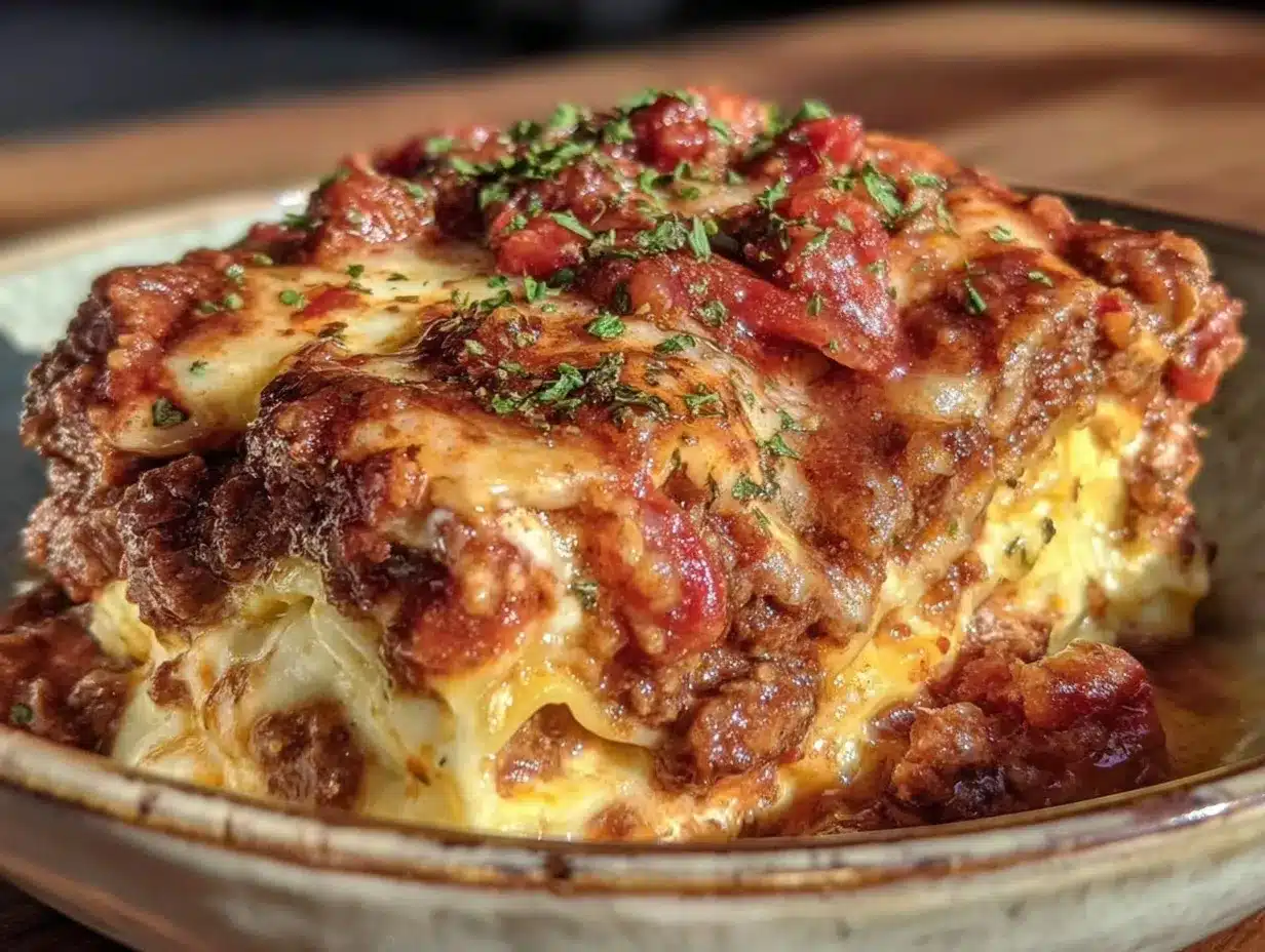 creamy crockpot lasagna preparation steps