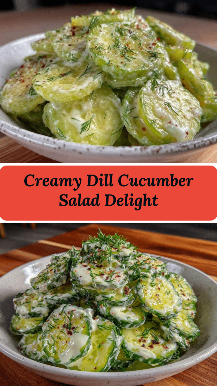creamy cucumber salad recipe