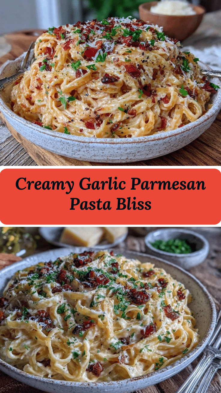 creamy garlic parmesan pasta recipe