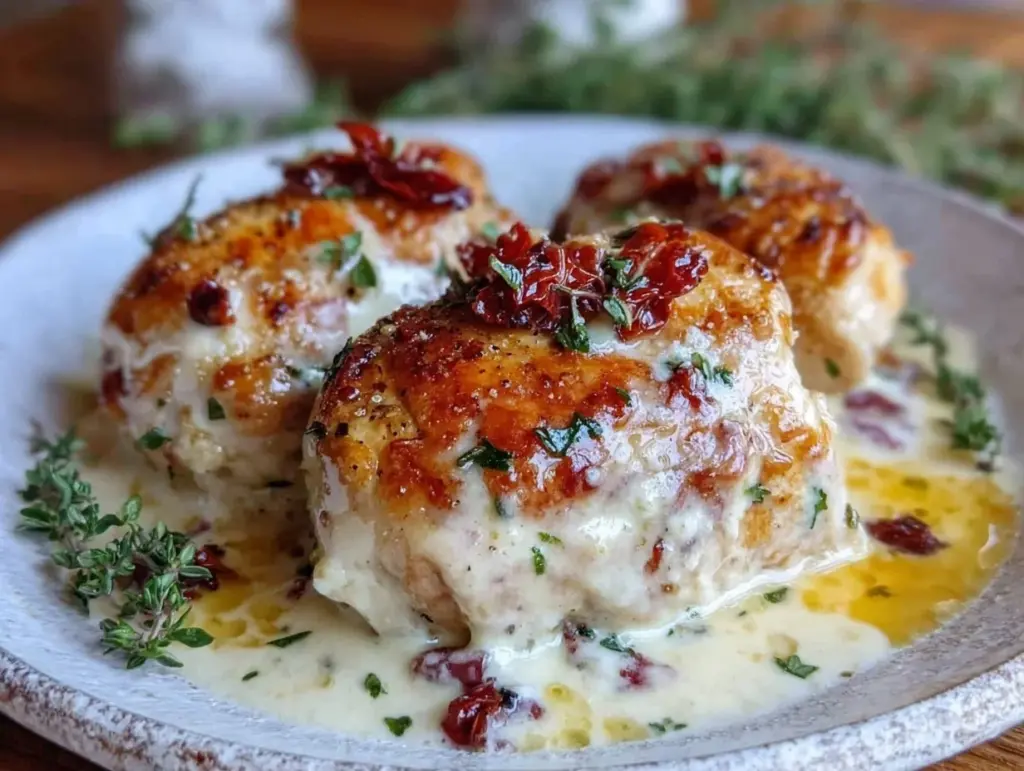 creamy marry me chicken - featured image