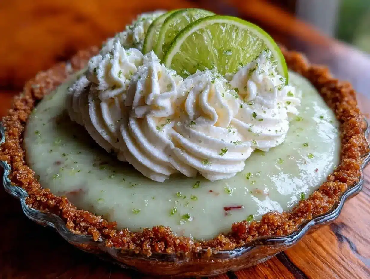 creamy no-bake key lime pie preparation steps
