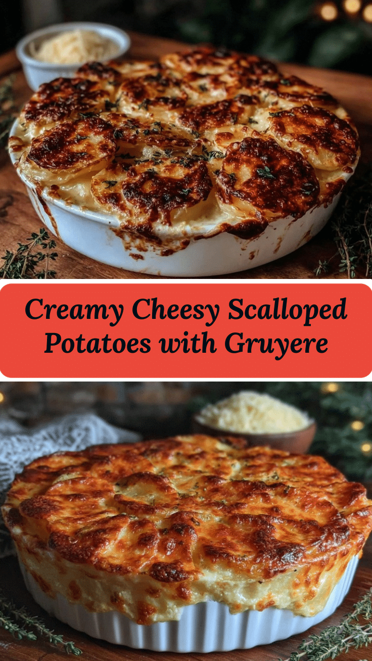 creamy scalloped potatoes with gruyere recipe