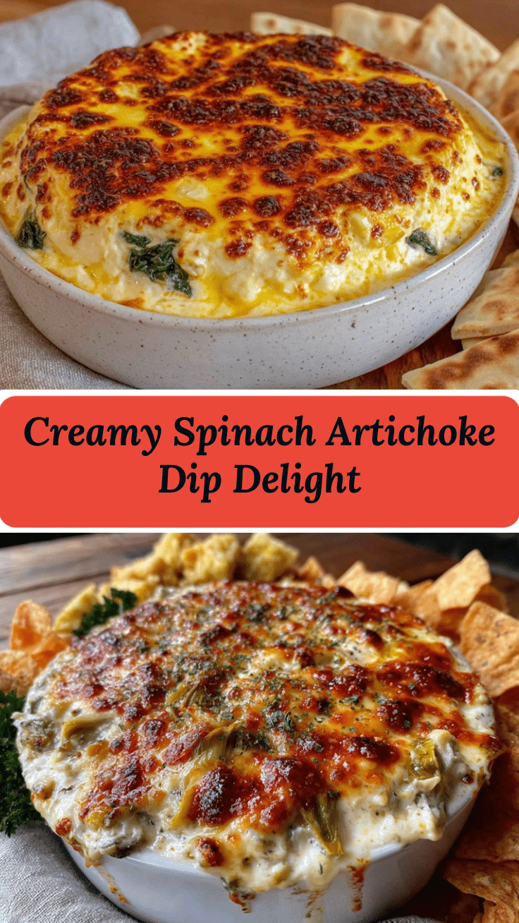 creamy spinach artichoke dip recipe recipe