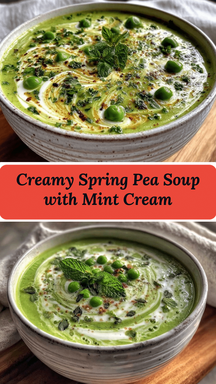 creamy spring pea soup recipe