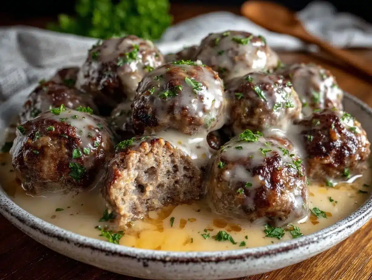 creamy swedish meatballs recipe preparation steps