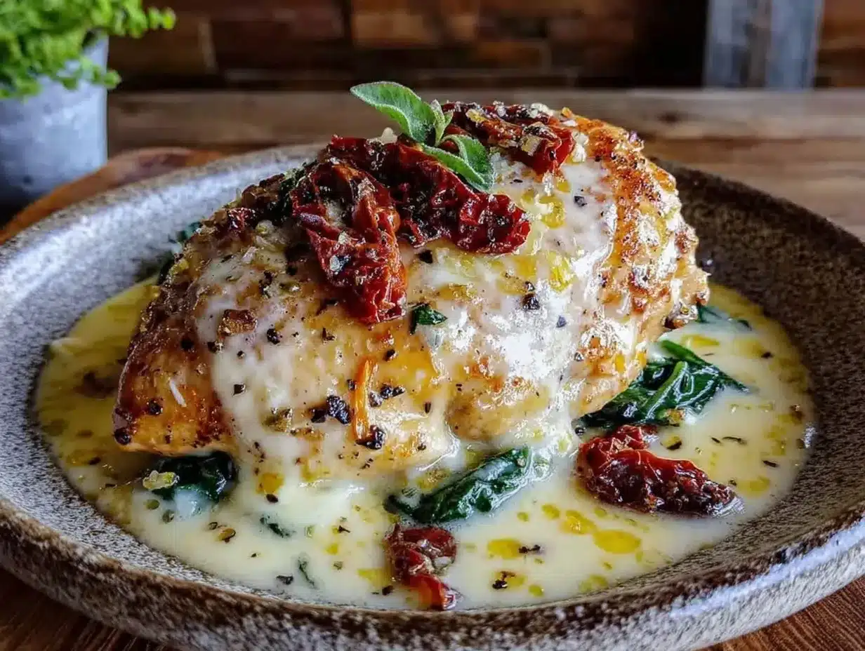 creamy tuscan chicken preparation steps