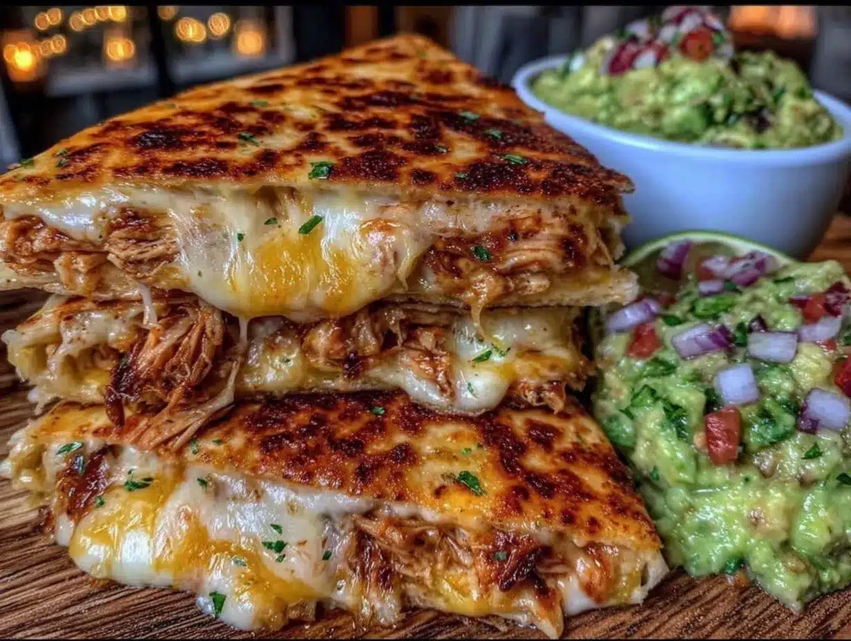 crispy chicken quesadilla preparation steps