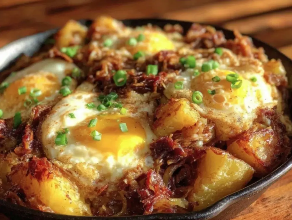 crispy corned beef hash - featured image