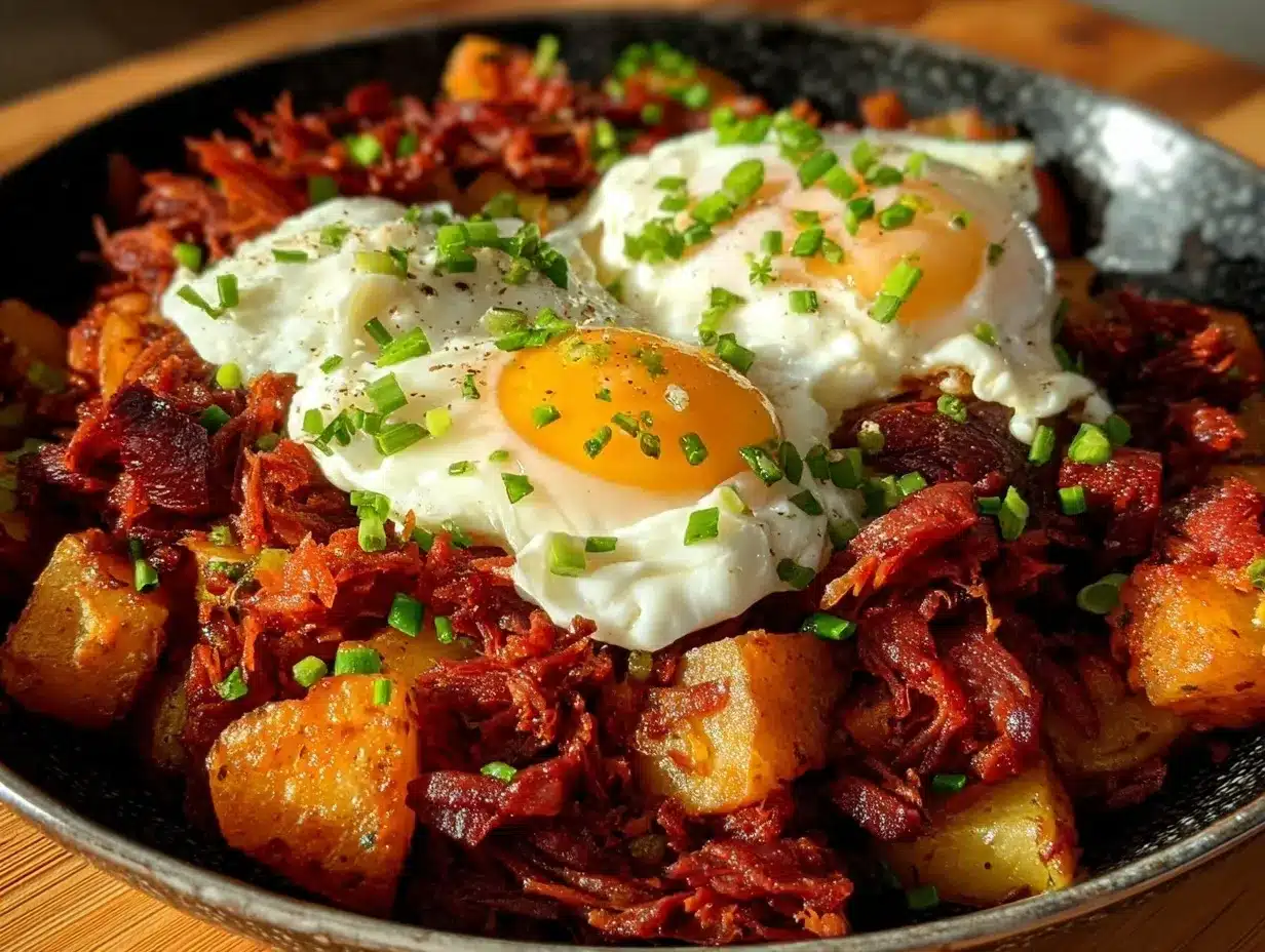 crispy corned beef hash preparation steps
