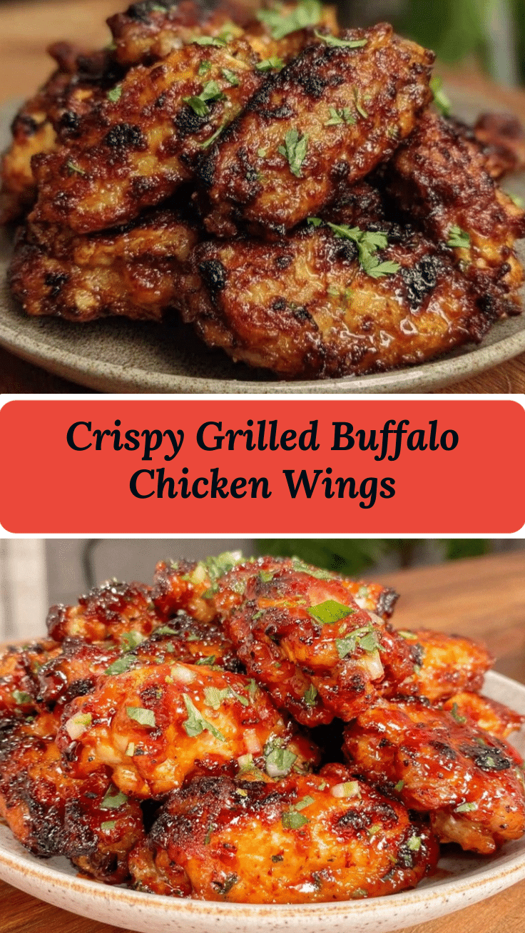 crispy grilled buffalo chicken wings recipe