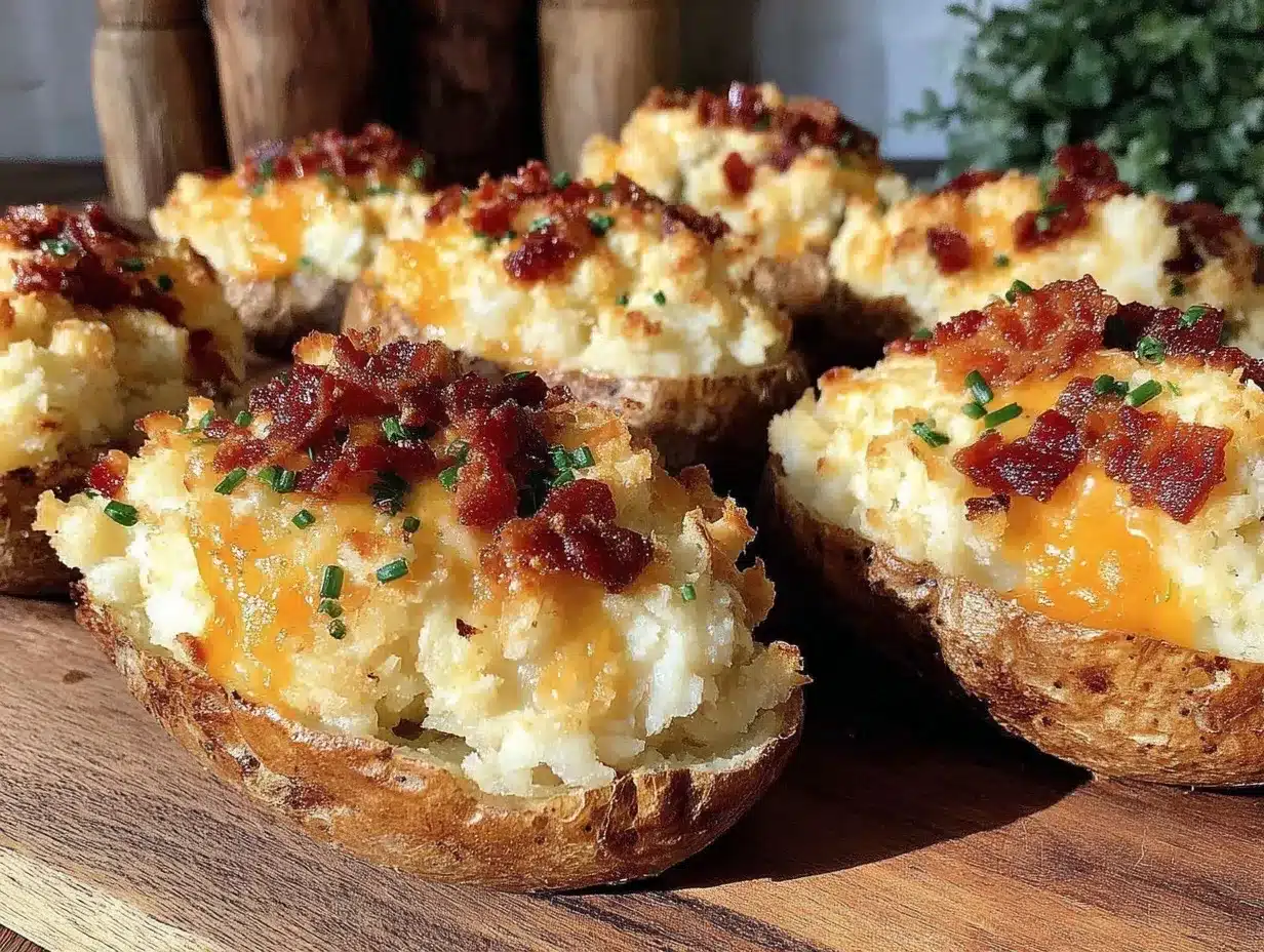 crispy loaded twice-baked potatoes preparation steps