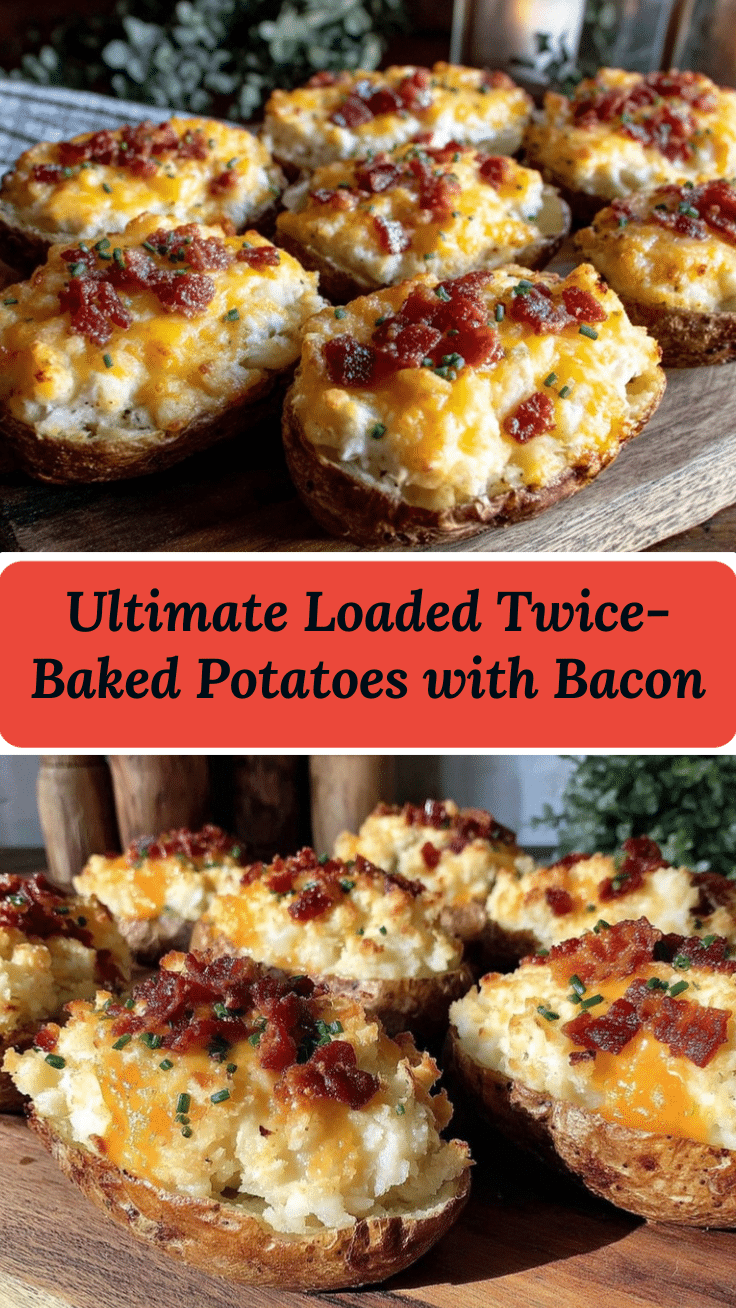 crispy loaded twice-baked potatoes recipe