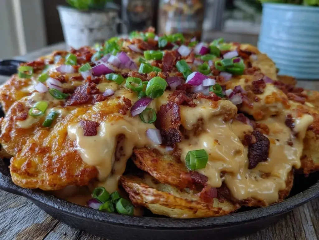 crispy one-pot irish nachos - featured image
