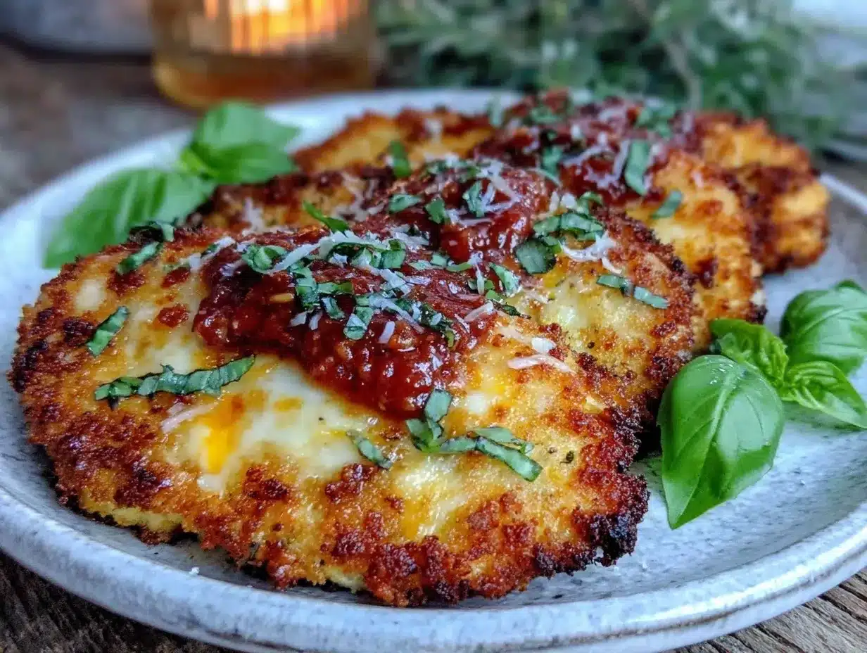 crispy oven-baked chicken parmesan preparation steps