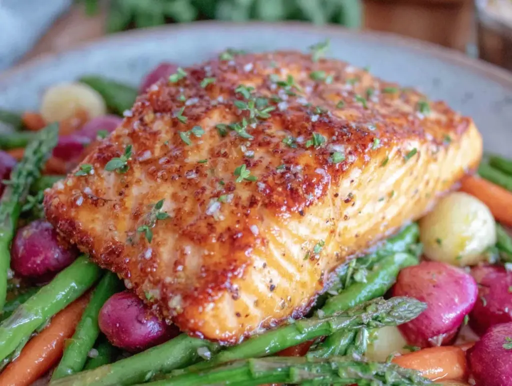 crispy pan-seared salmon - featured image