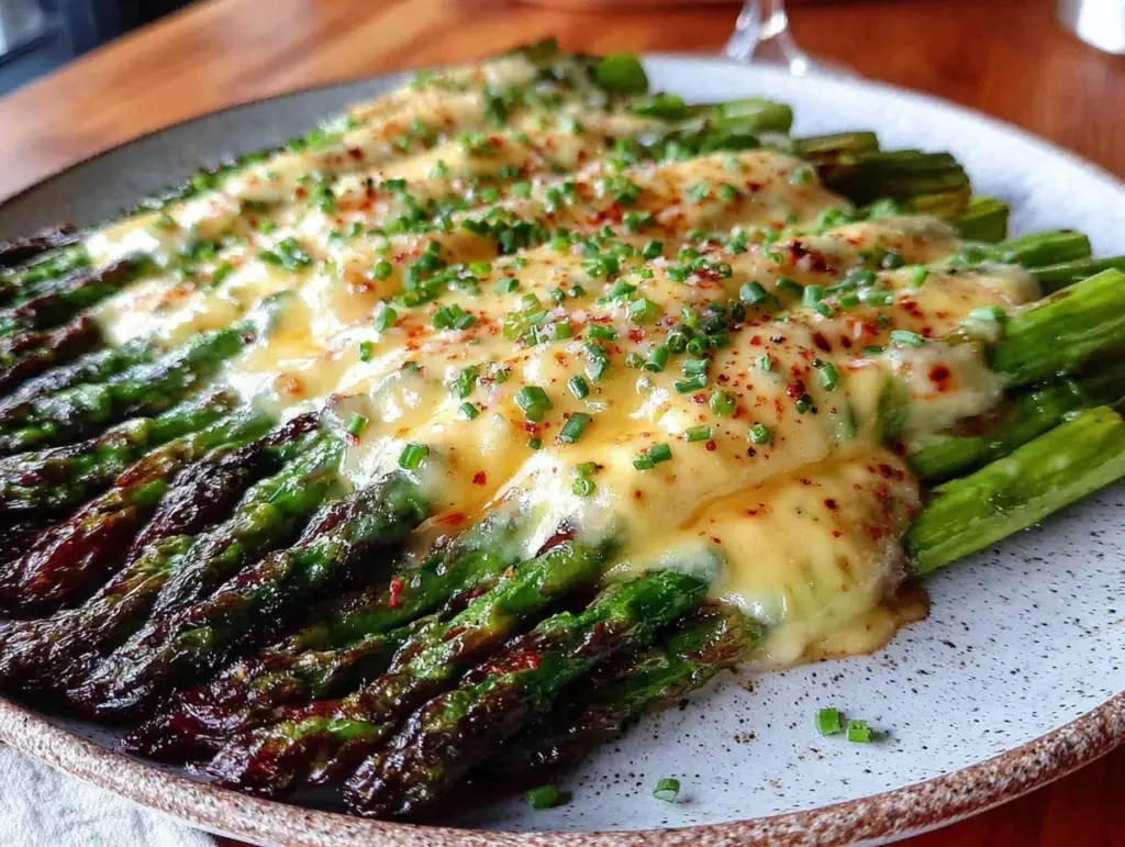 crispy roasted asparagus - featured image