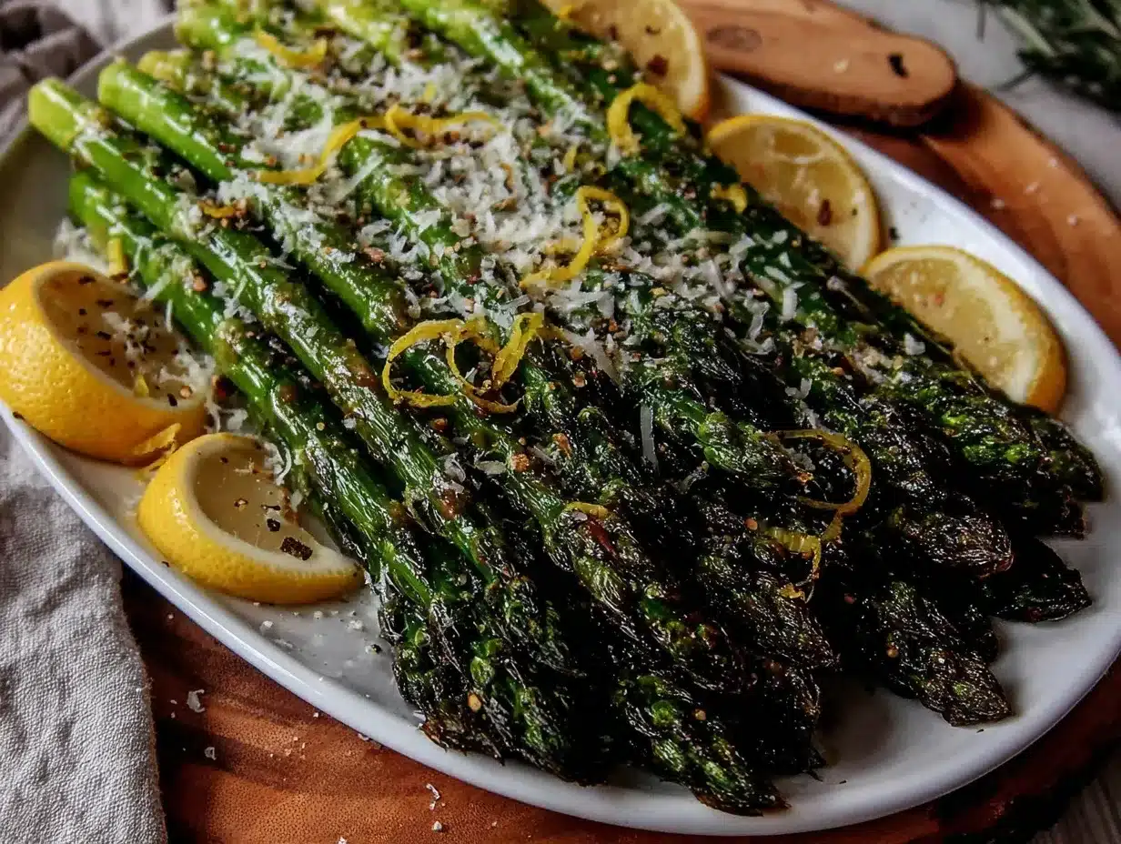 crispy roasted asparagus preparation steps