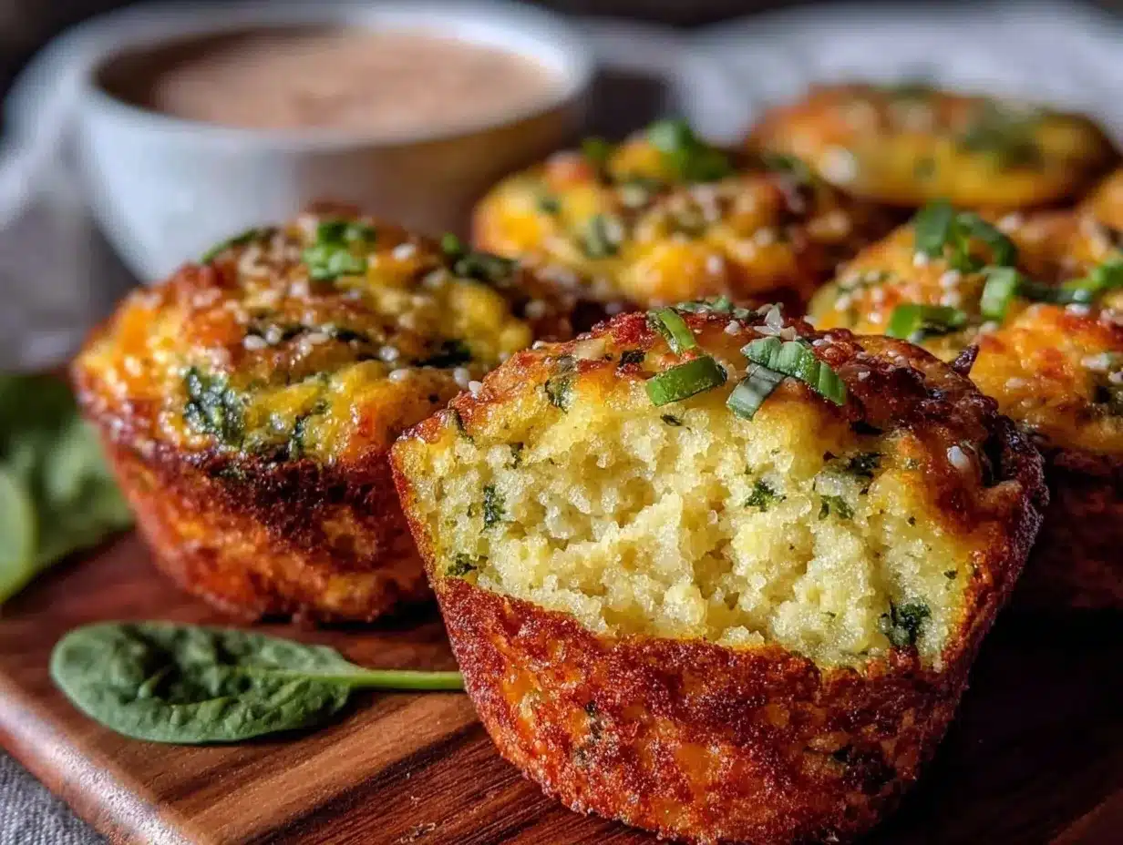 crustless spinach quiche muffins preparation steps