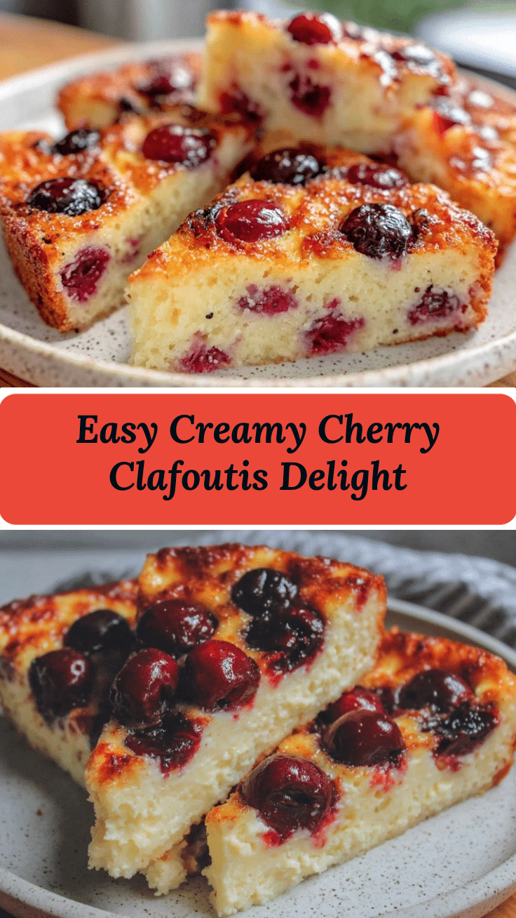 easy creamy cherry clafoutis recipe recipe