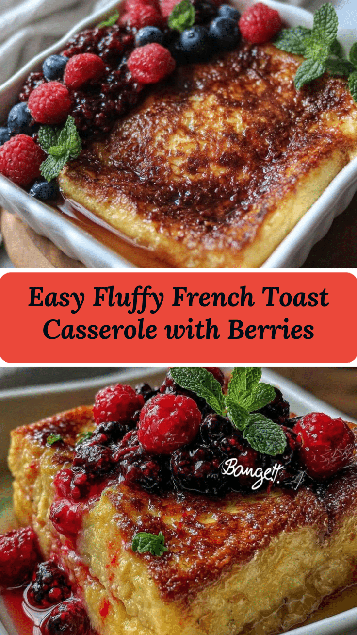 Easy Fluffy French Toast Casserole recipe