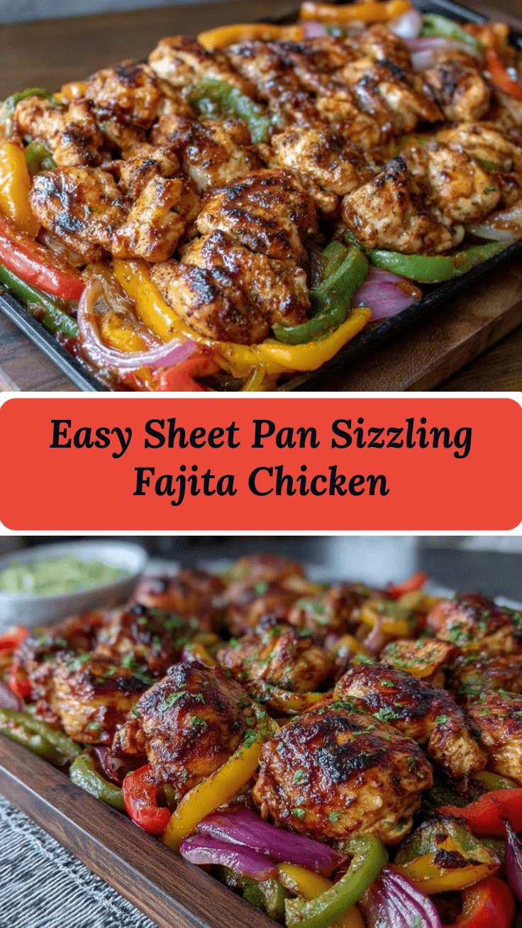 easy sheet pan fajita chicken recipe