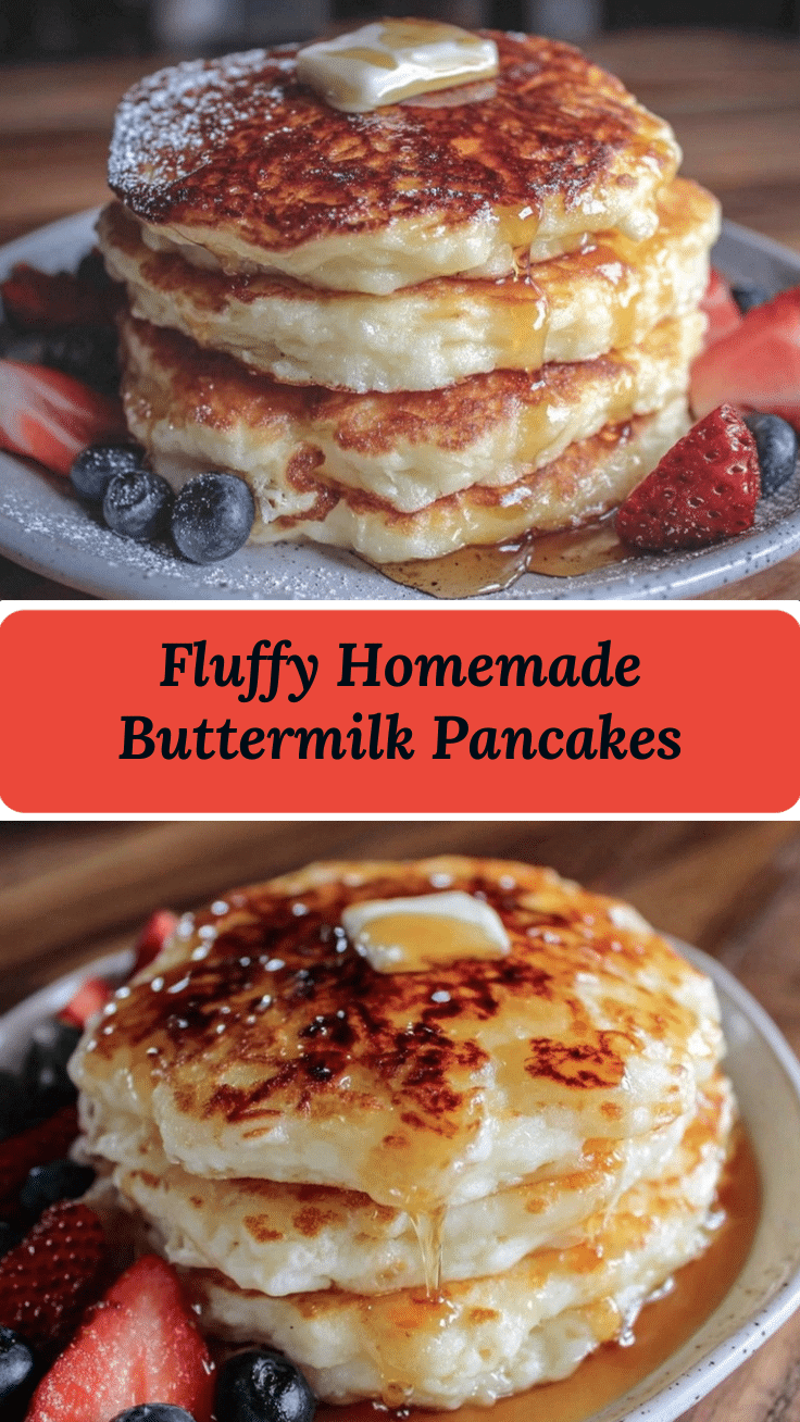 fluffy buttermilk pancakes recipe