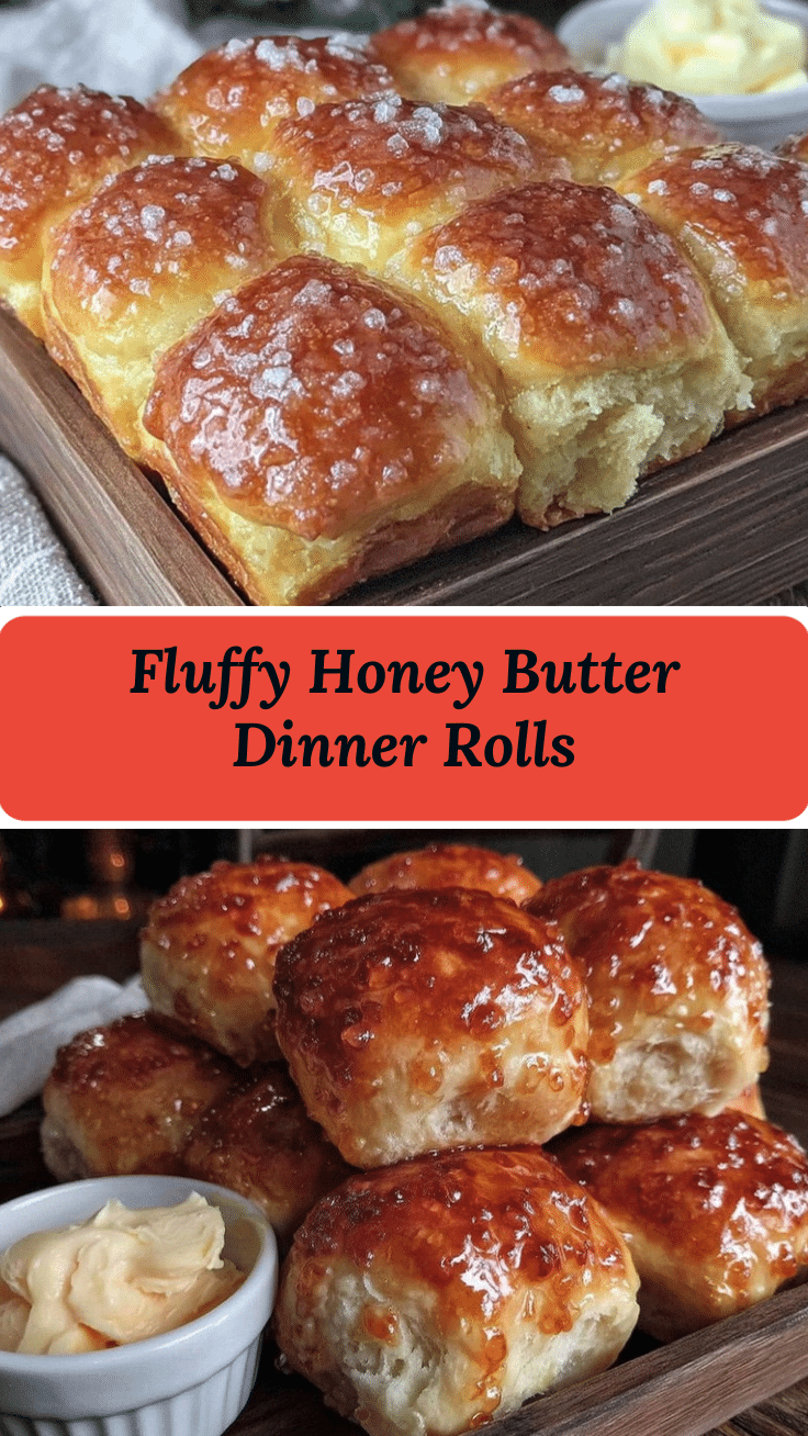 fluffy honey butter dinner rolls recipe