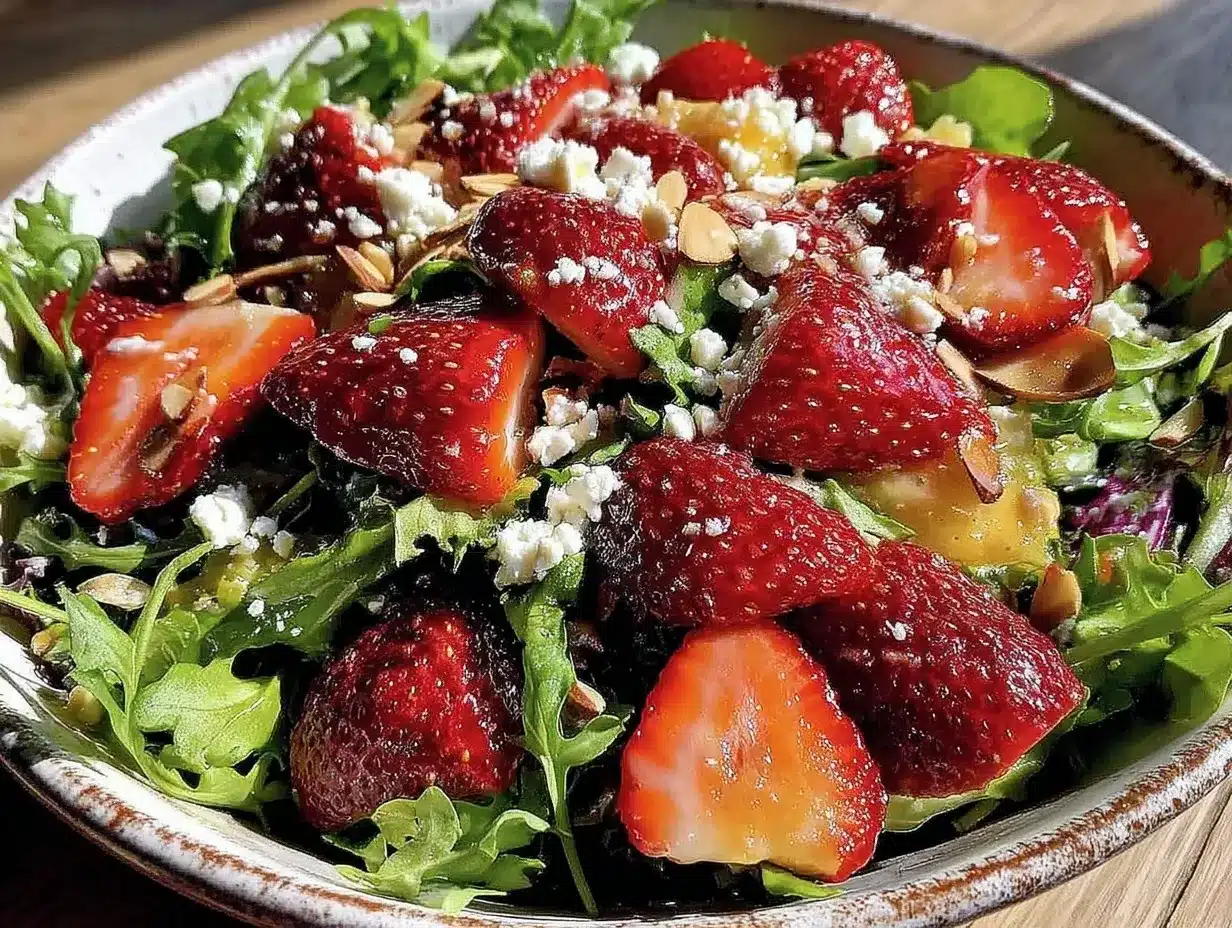 fresh arugula salad preparation steps