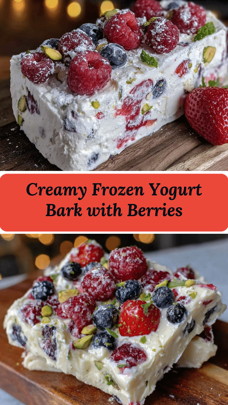 fresh frozen yogurt bark recipe