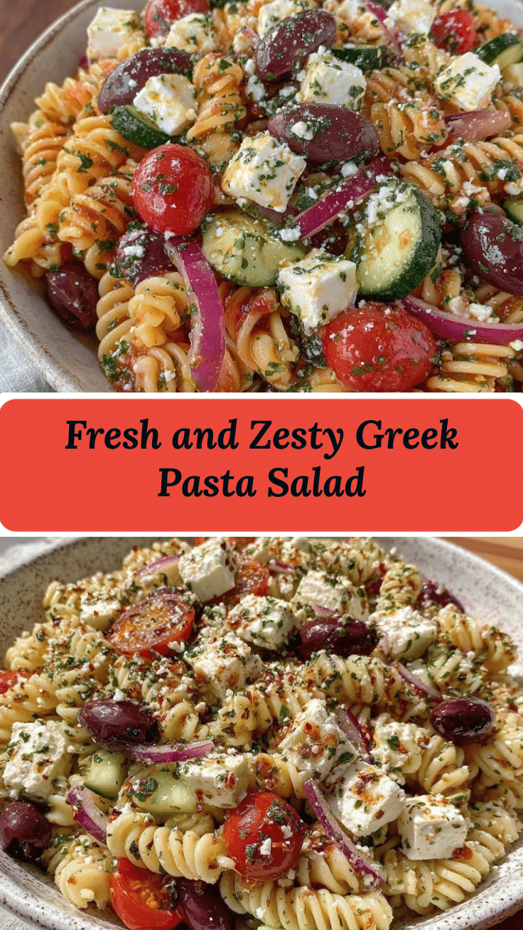 fresh greek pasta salad recipe