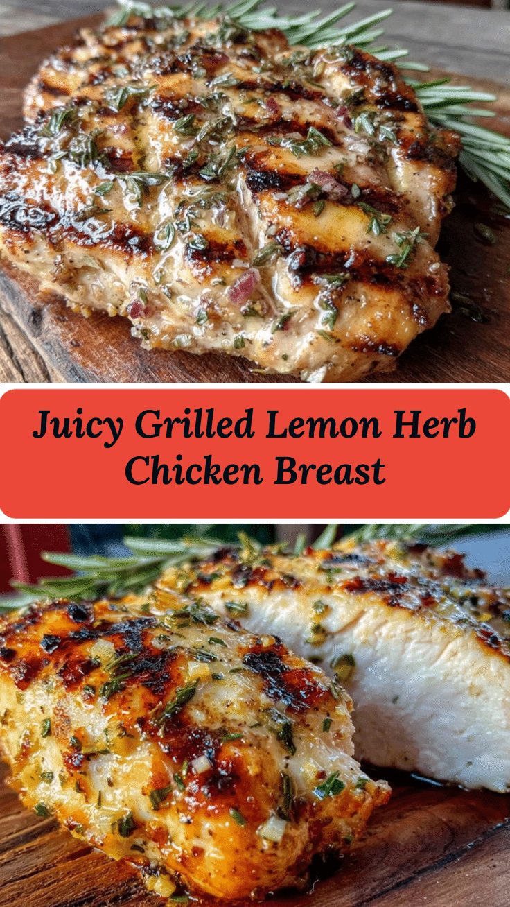 fresh grilled lemon herb chicken breast recipe recipe
