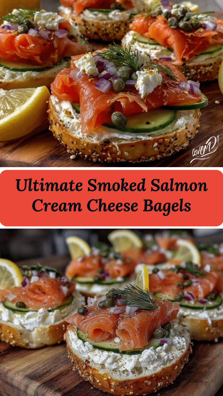 fresh smoked salmon and cream cheese bagel bar recipe