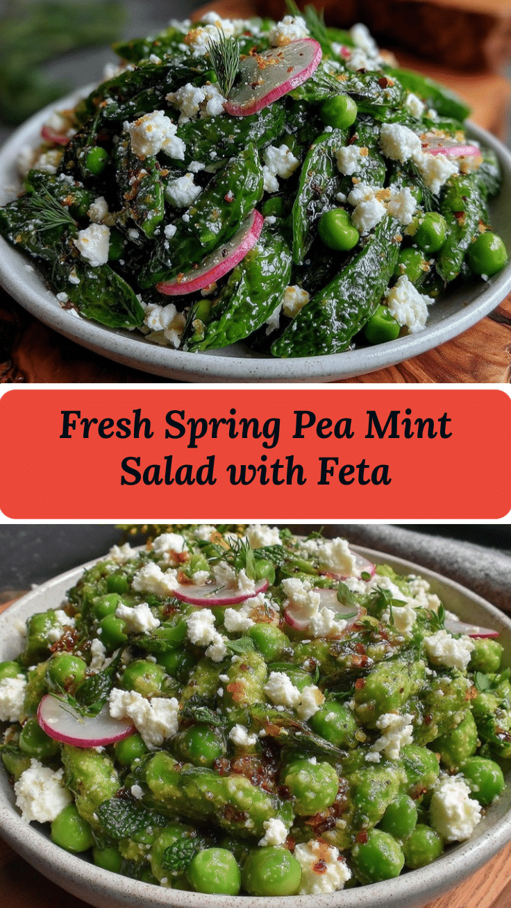 fresh spring pea and mint salad recipe