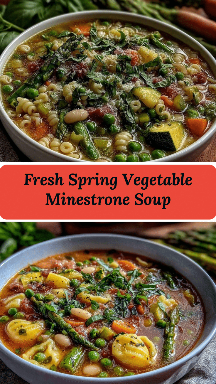 fresh spring vegetable minestrone soup recipe