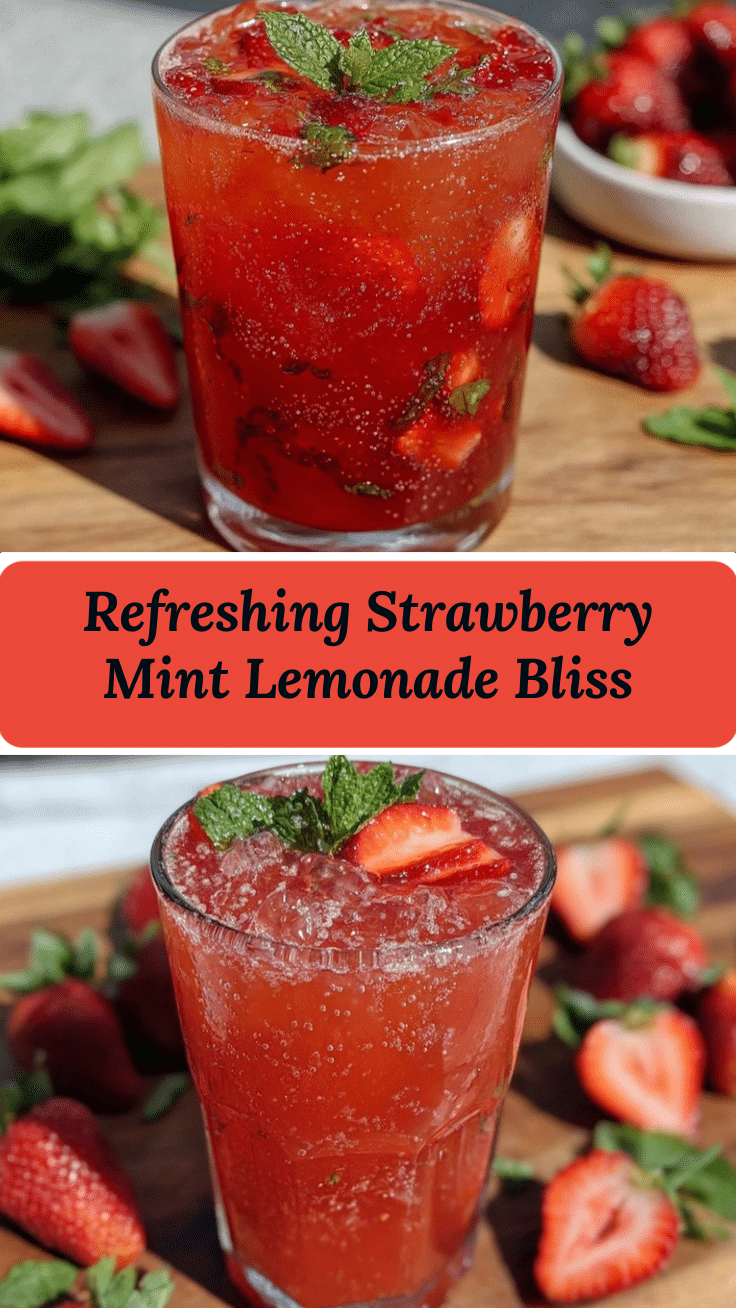 fresh strawberry mint lemonade recipe