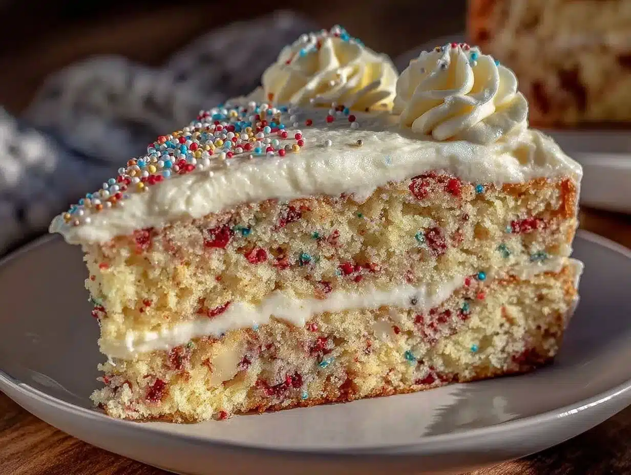 funfetti celebration cake recipe preparation steps