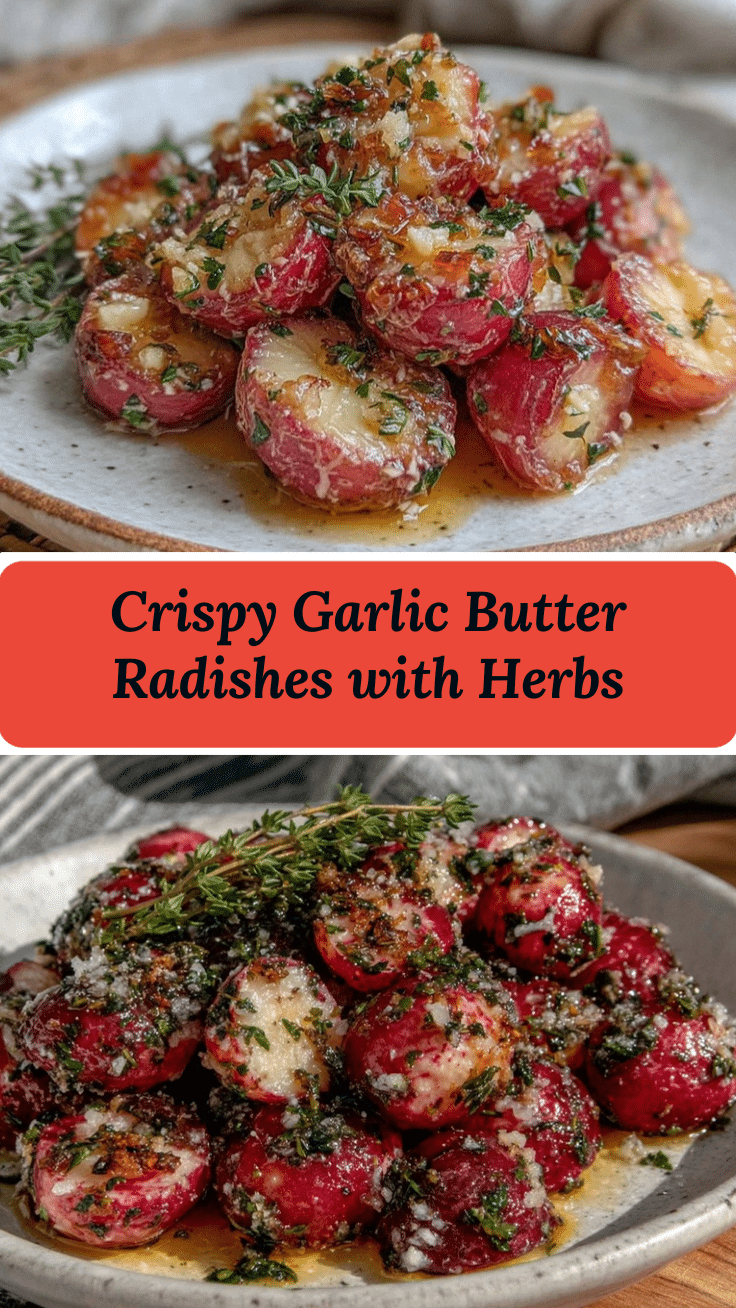 garlic butter radishes recipe