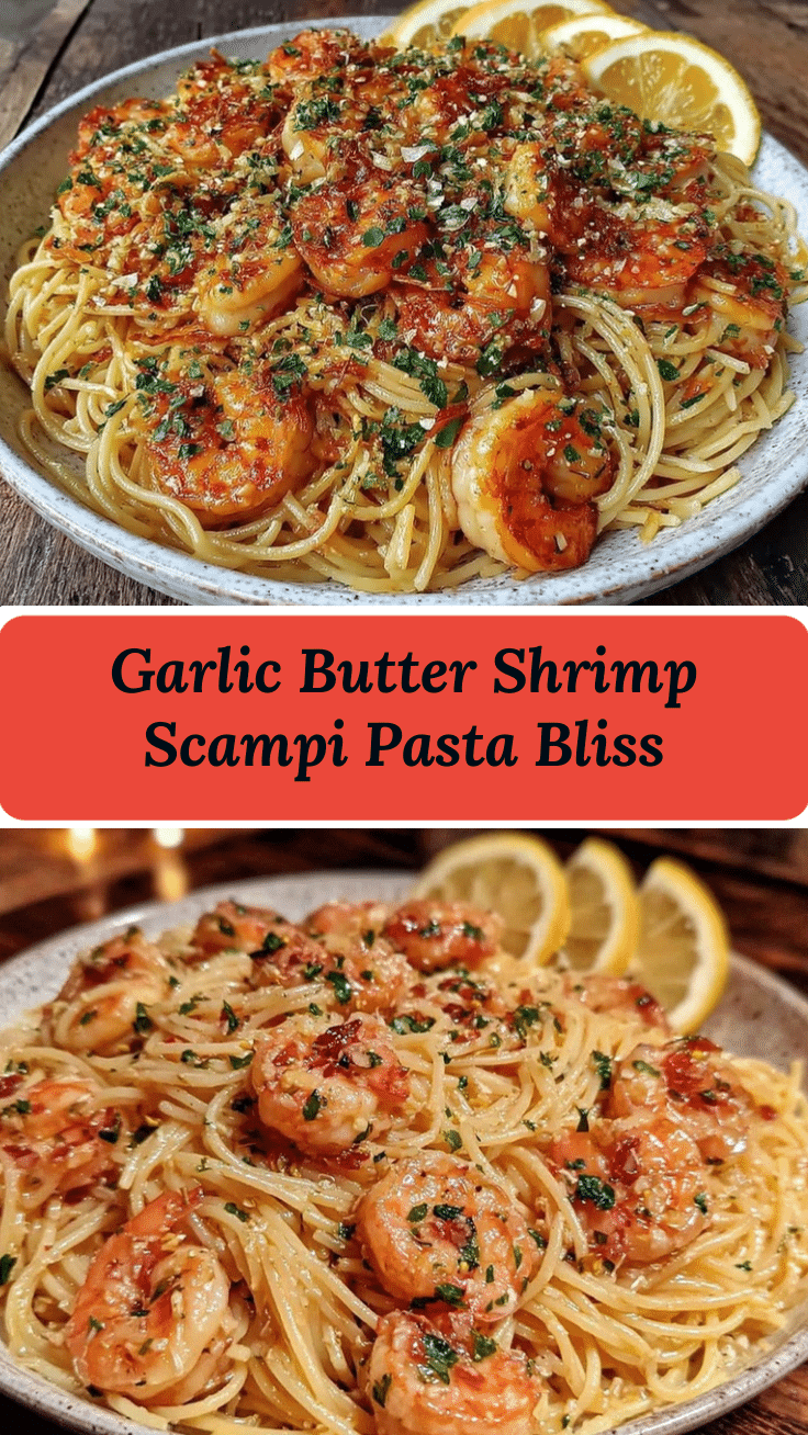 garlic butter shrimp scampi pasta recipe