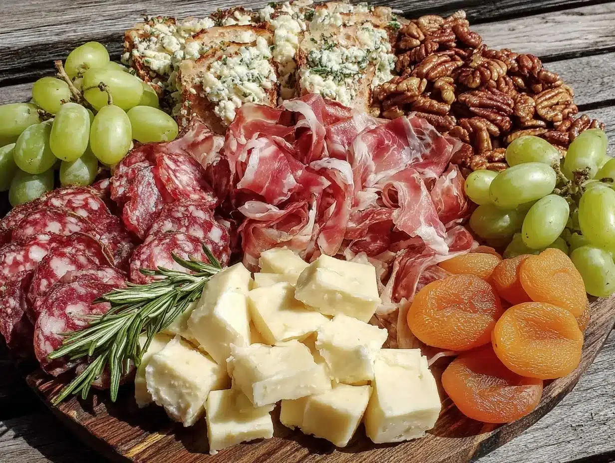 graduation charcuterie board preparation steps