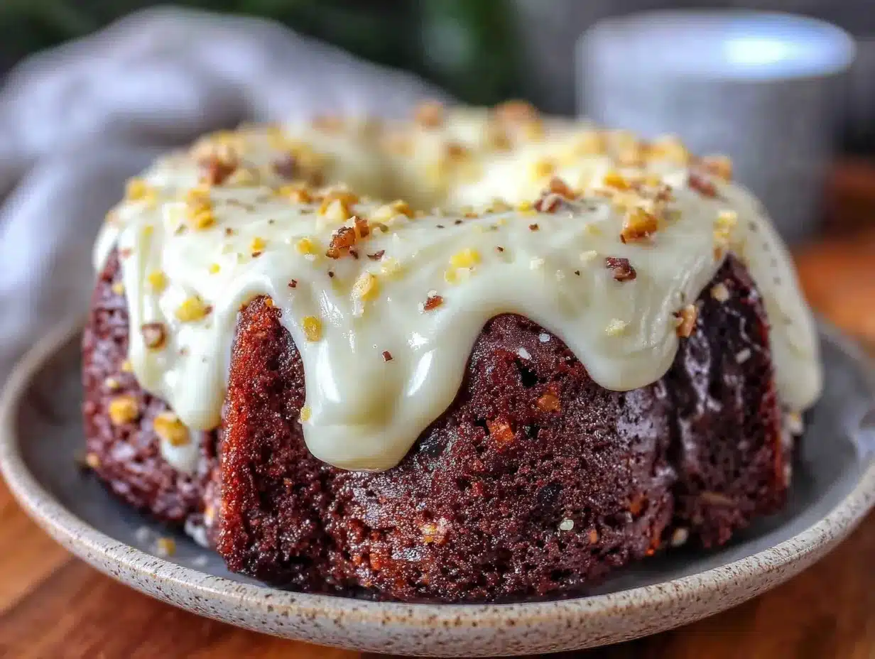 Guinness chocolate bundt cake preparation steps