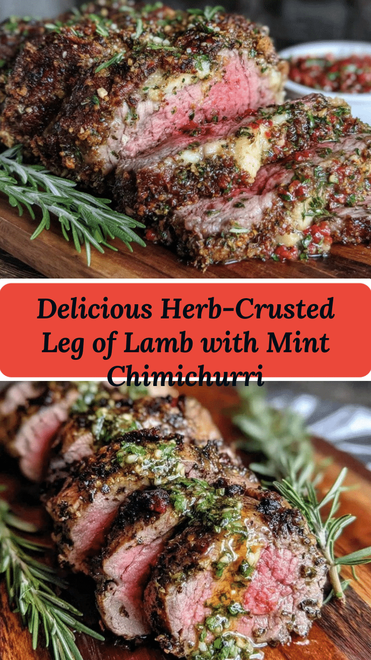 herb-crusted leg of lamb recipe