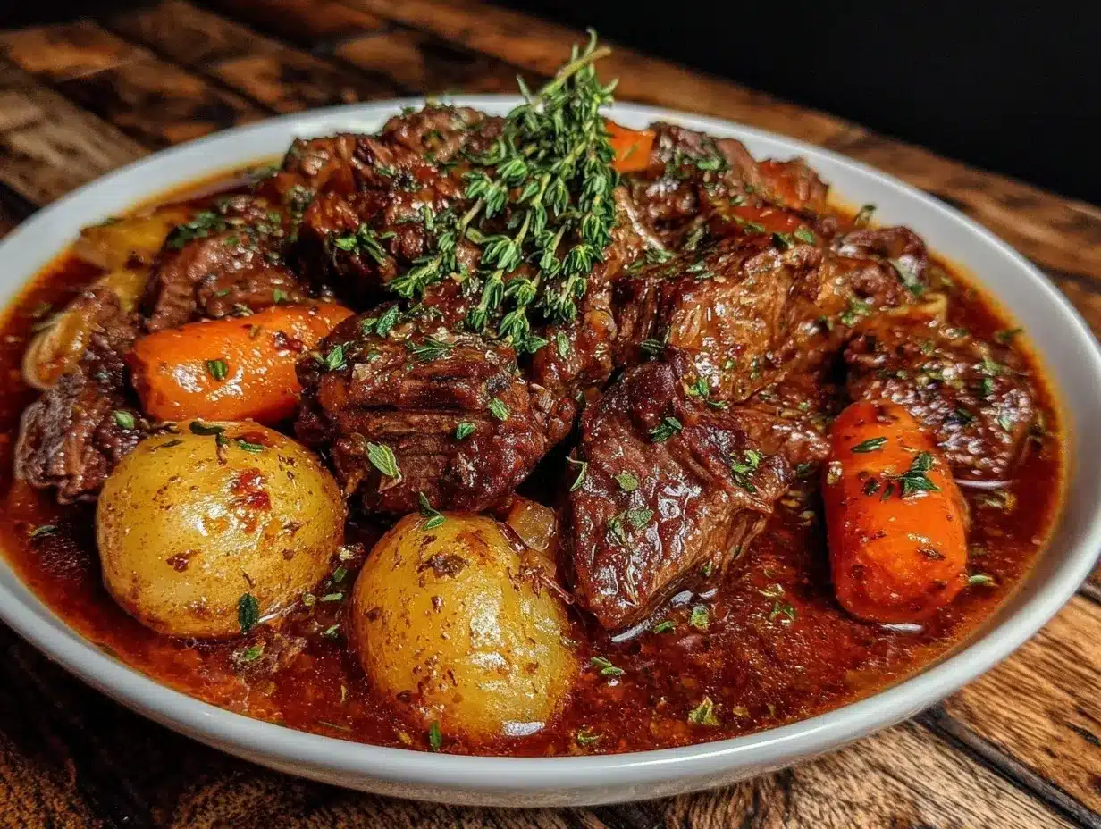 Instant Pot Irish Beef Stew preparation steps