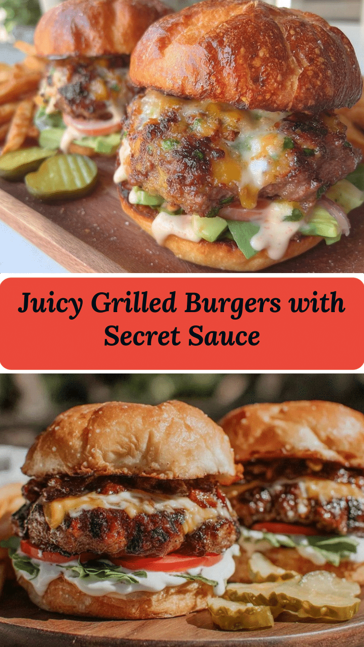 juicy grilled burgers recipe recipe