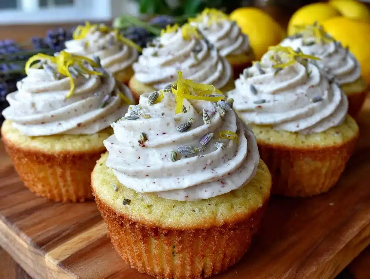 lemon lavender cupcakes preparation steps