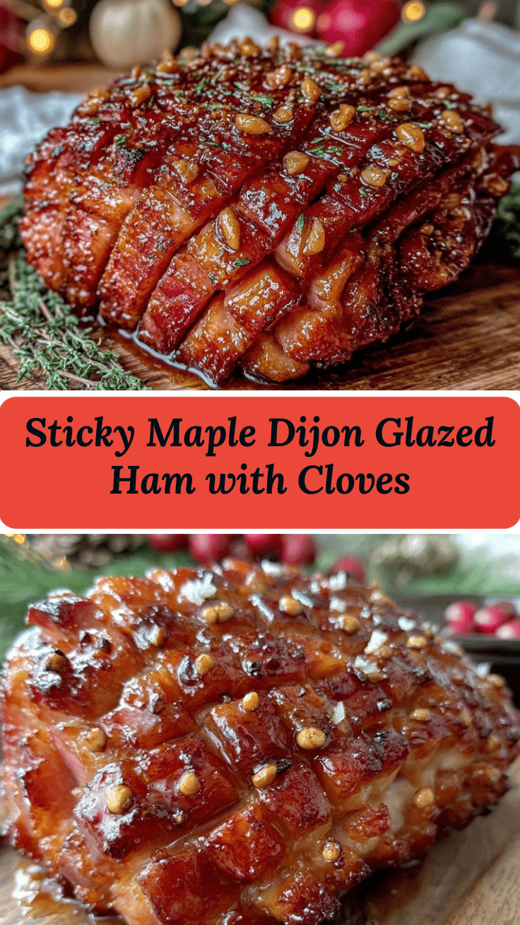 maple Dijon glazed ham recipe