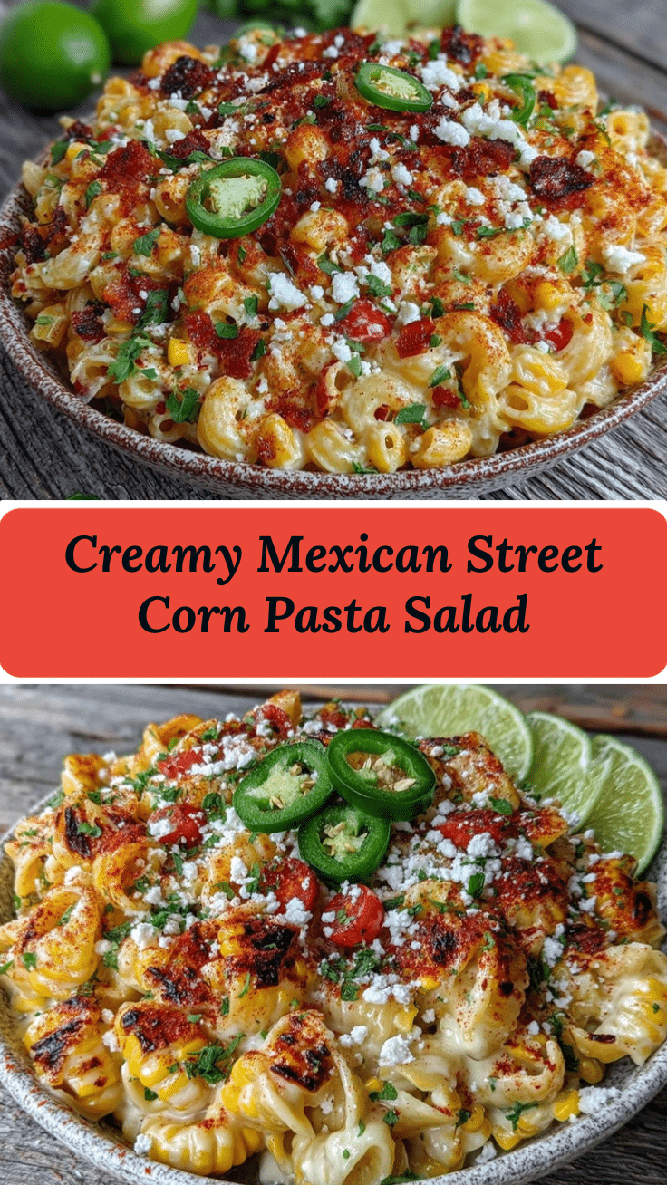 mexican street corn pasta salad recipe