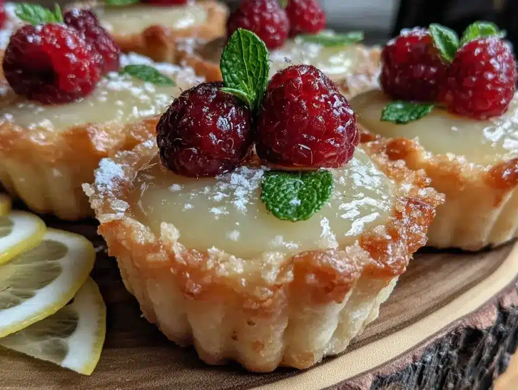 mini lemon tarts - featured image