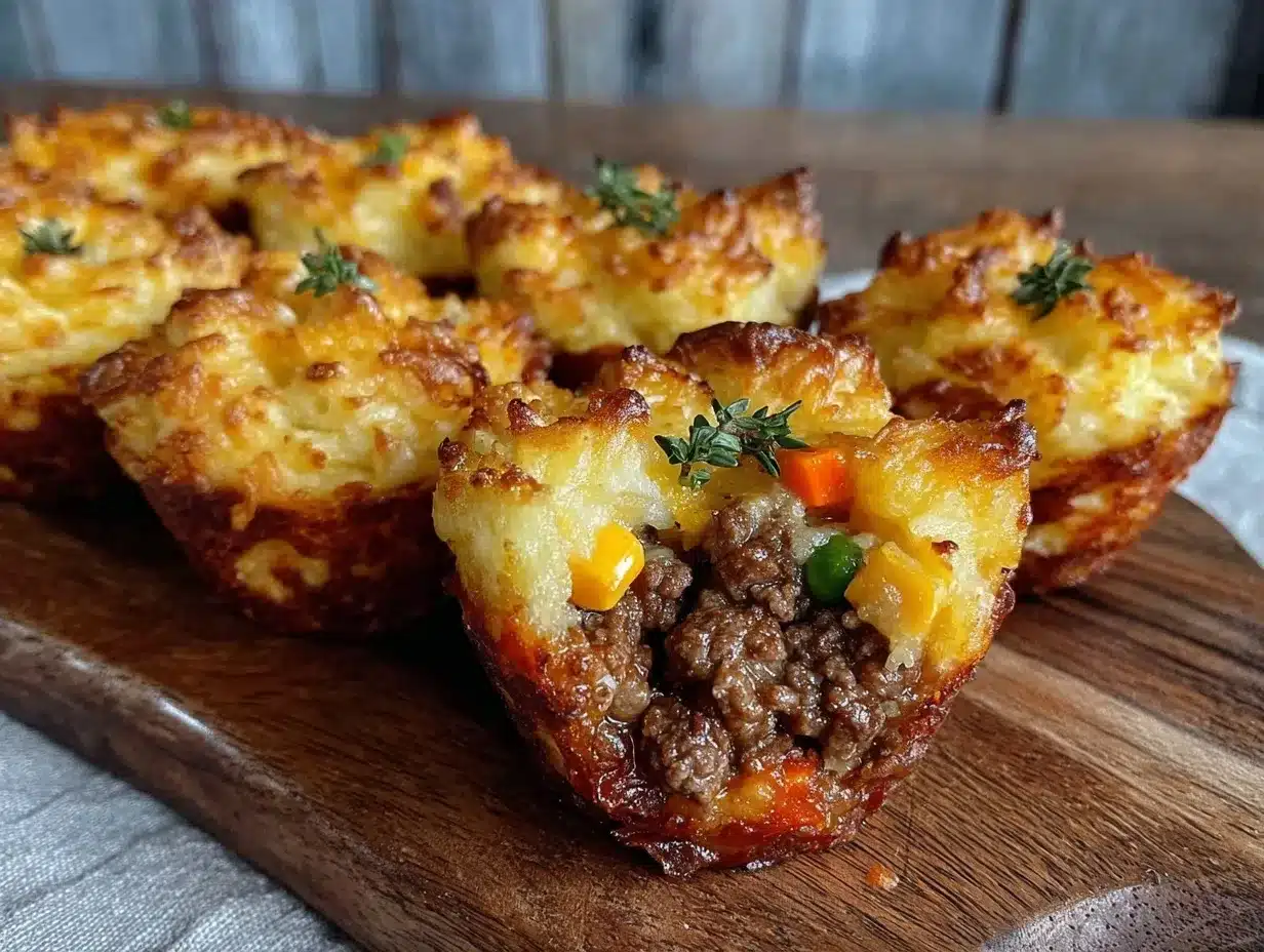mini shepherds pie potato cups preparation steps