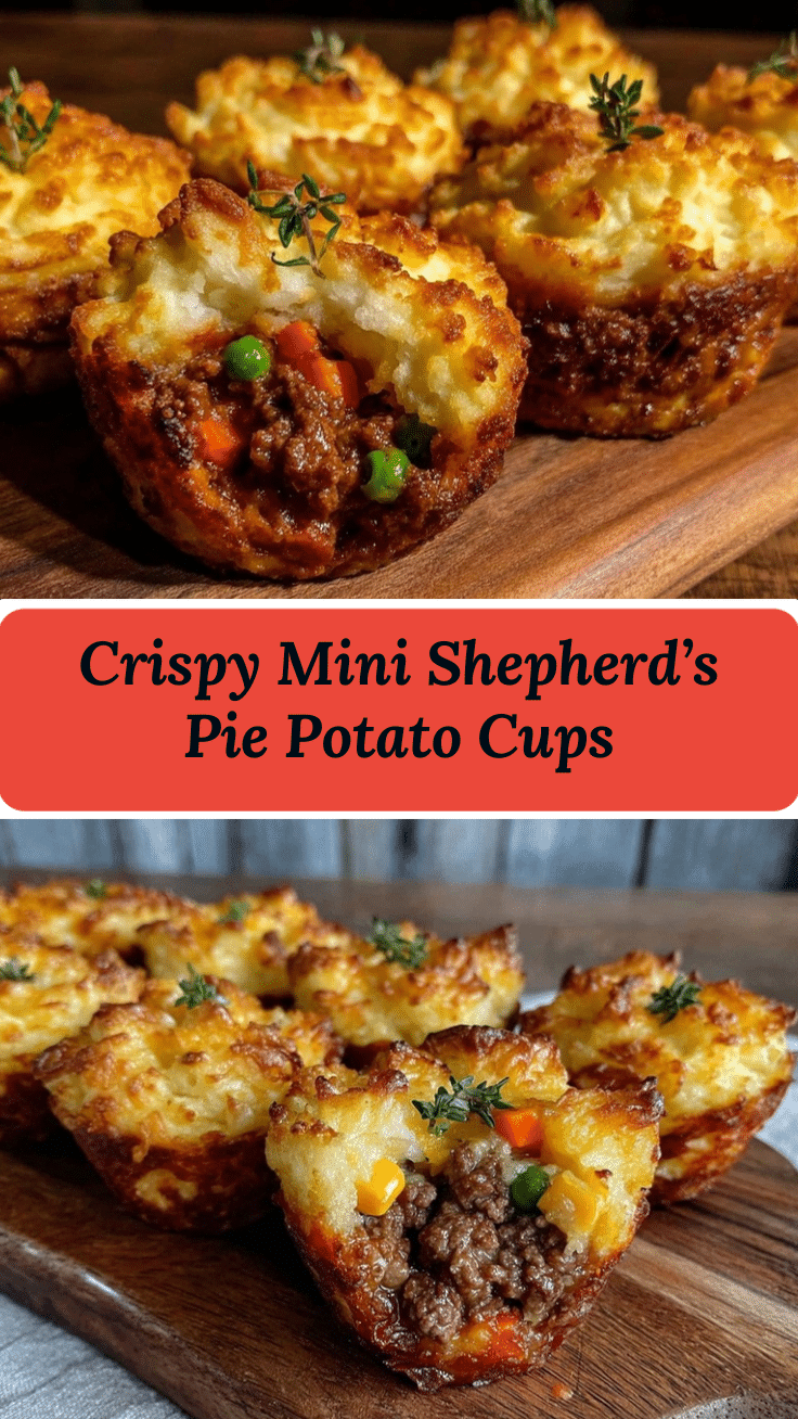 mini shepherds pie potato cups recipe