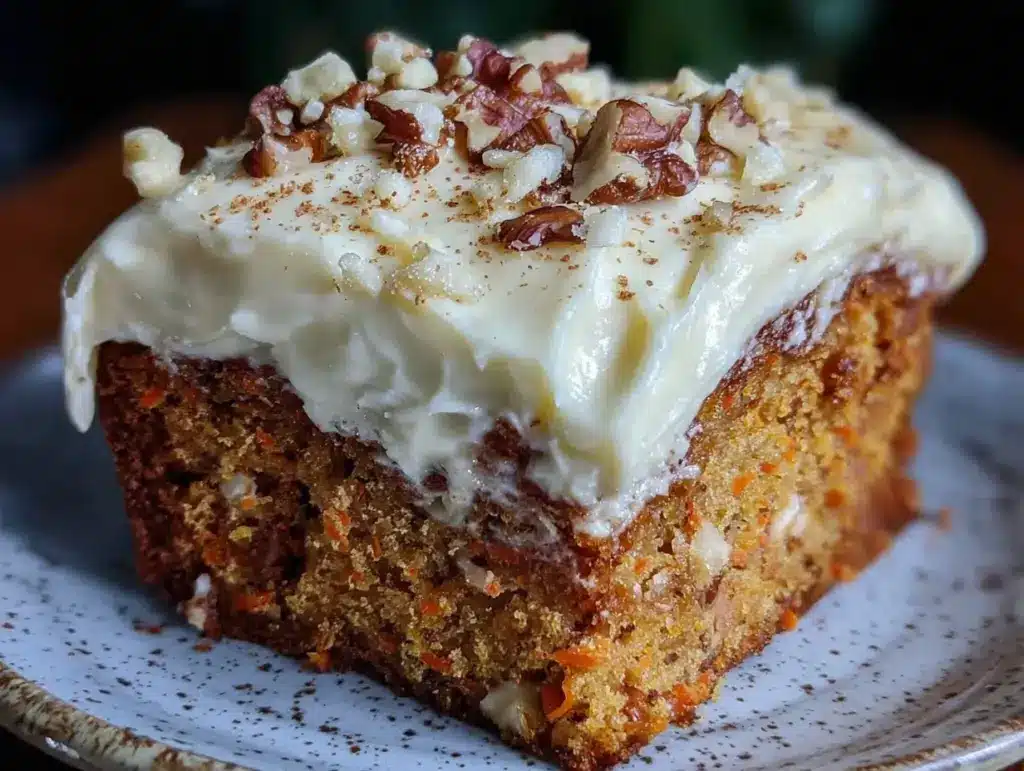 moist homemade carrot cake recipe - featured image
